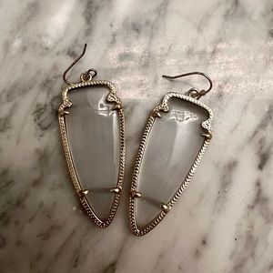 Kendra Scott gray earrings